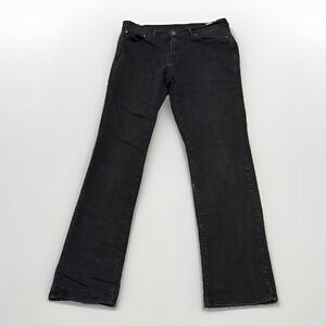 Levi's 506 Women's Black Straight Leg Jeans 10 Long W30 L34